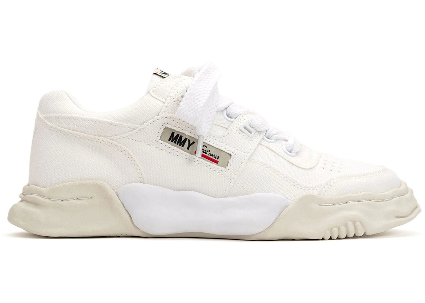 Maison Mihara Yasuhiro Parker Og Sole Canvas Low White