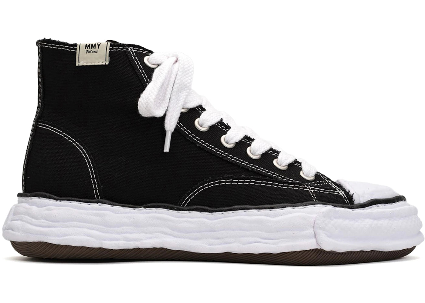 Maison Mihara Yasuhiro Peterson 23 Og Sole Canvas High Black White