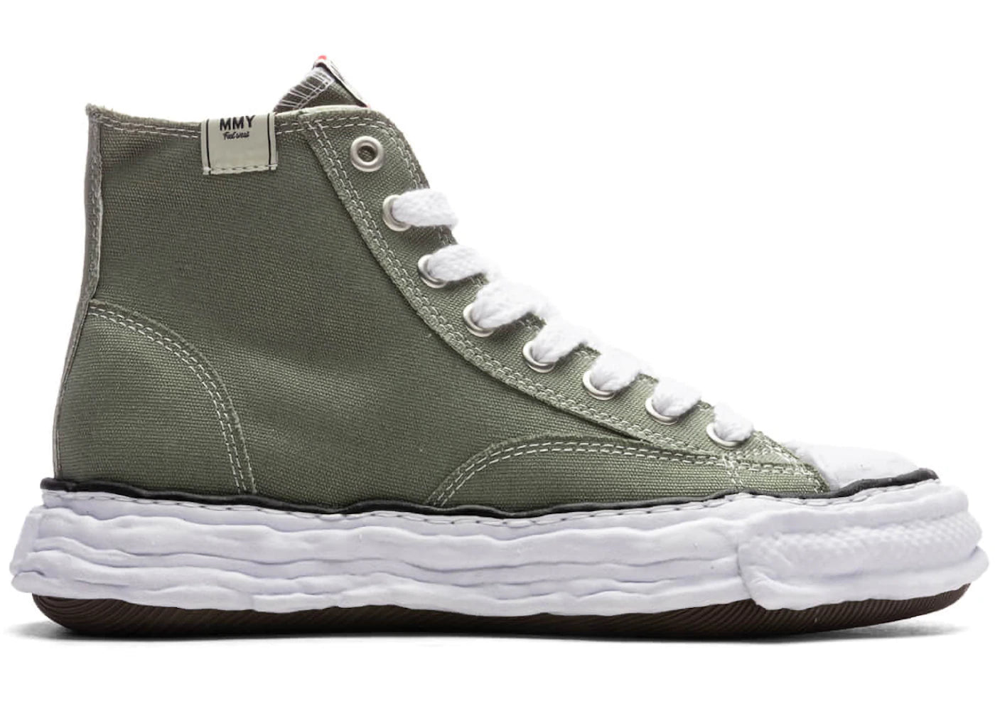 Maison Mihara Yasuhiro Peterson 23 Og Sole Canvas High Green