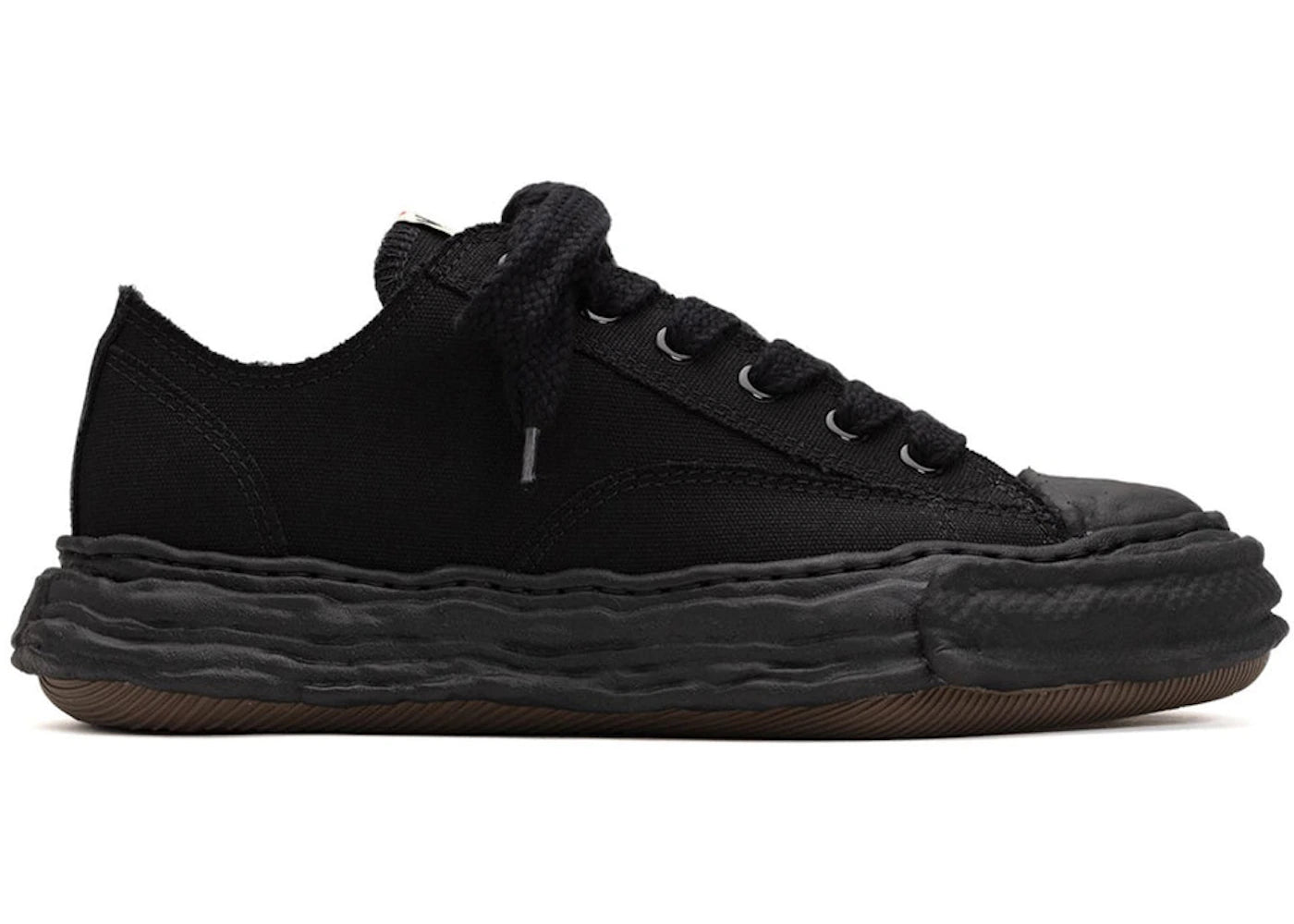 maison mihara yasuhiro peterson 23 og sole canvas low black black