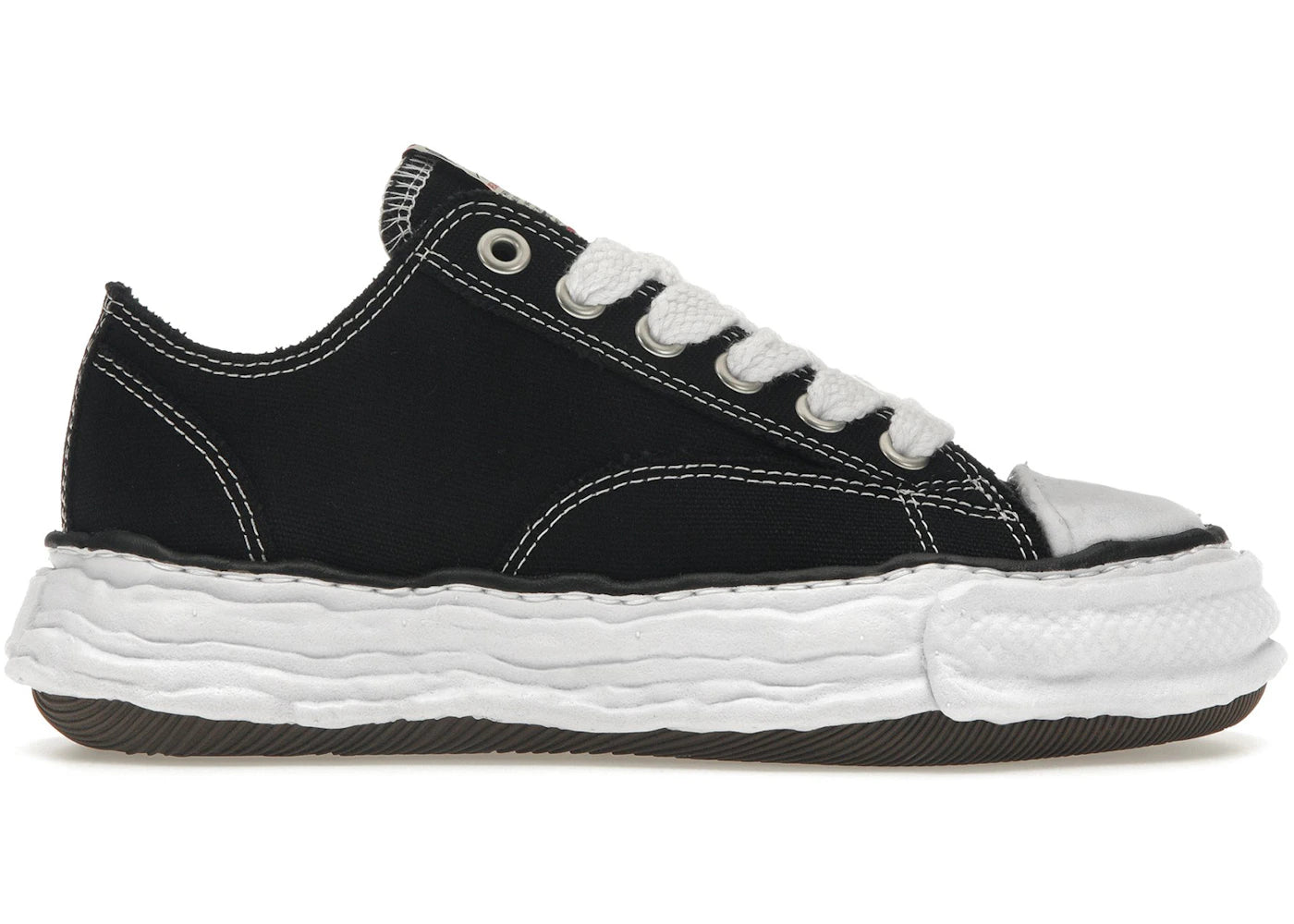 Maison Mihara Yasuhiro Peterson 23 Og Sole Canvas Low Black
