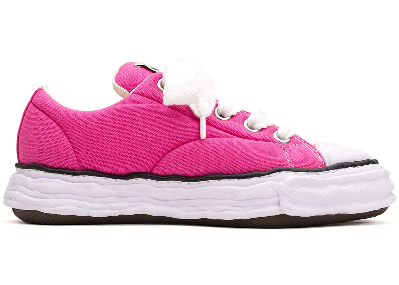 maison mihara yasuhiro peterson 23 og sole padded canvas low pink
