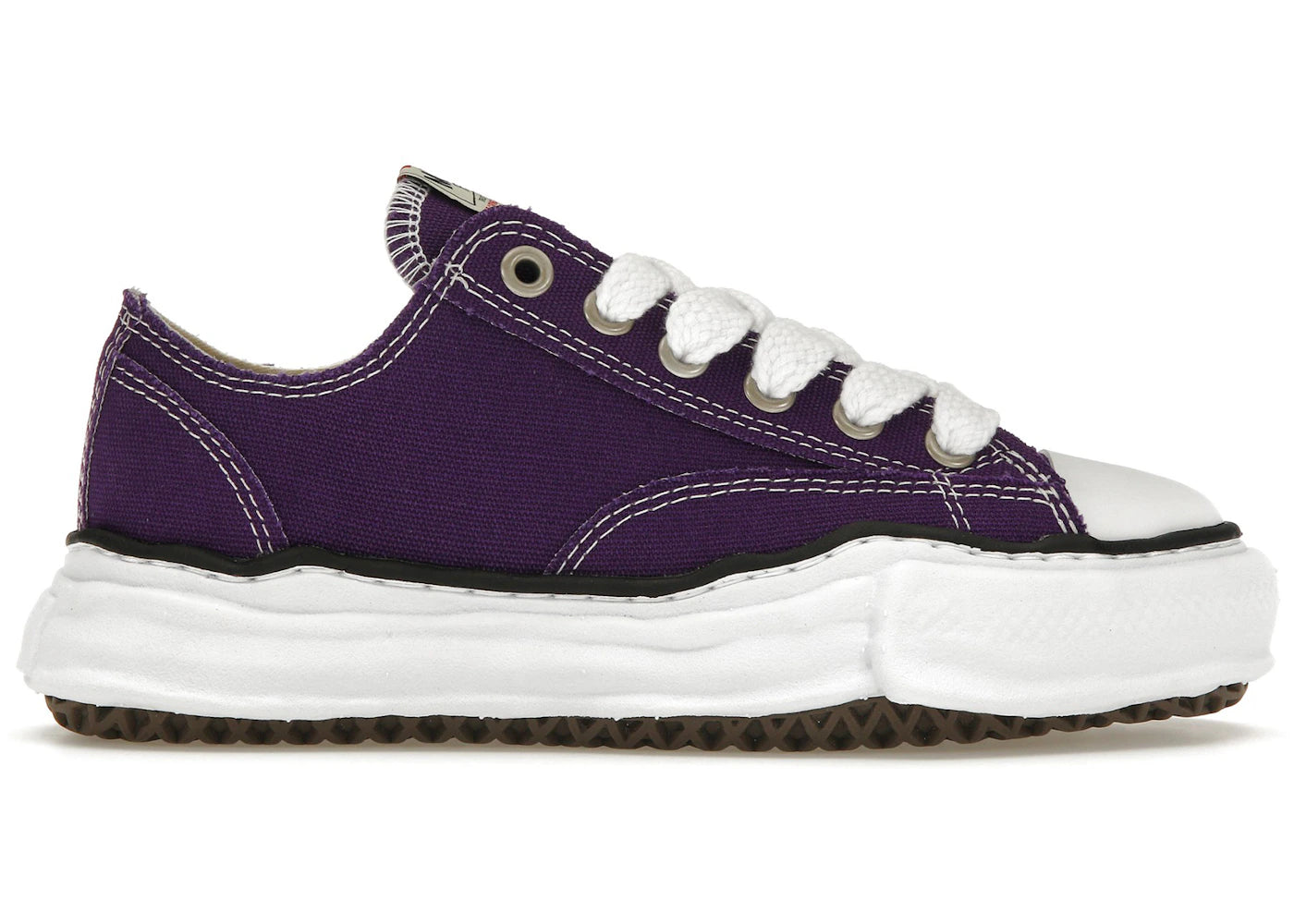 maison mihara yasuhiro peterson og sole canvas low purple