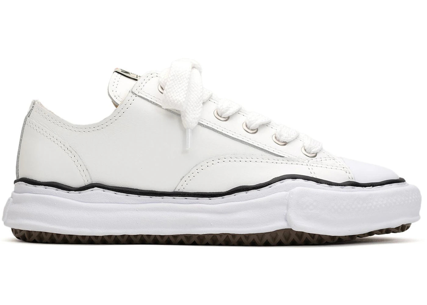 Maison Mihara Yasuhiro Peterson Og Sole Leather Low White