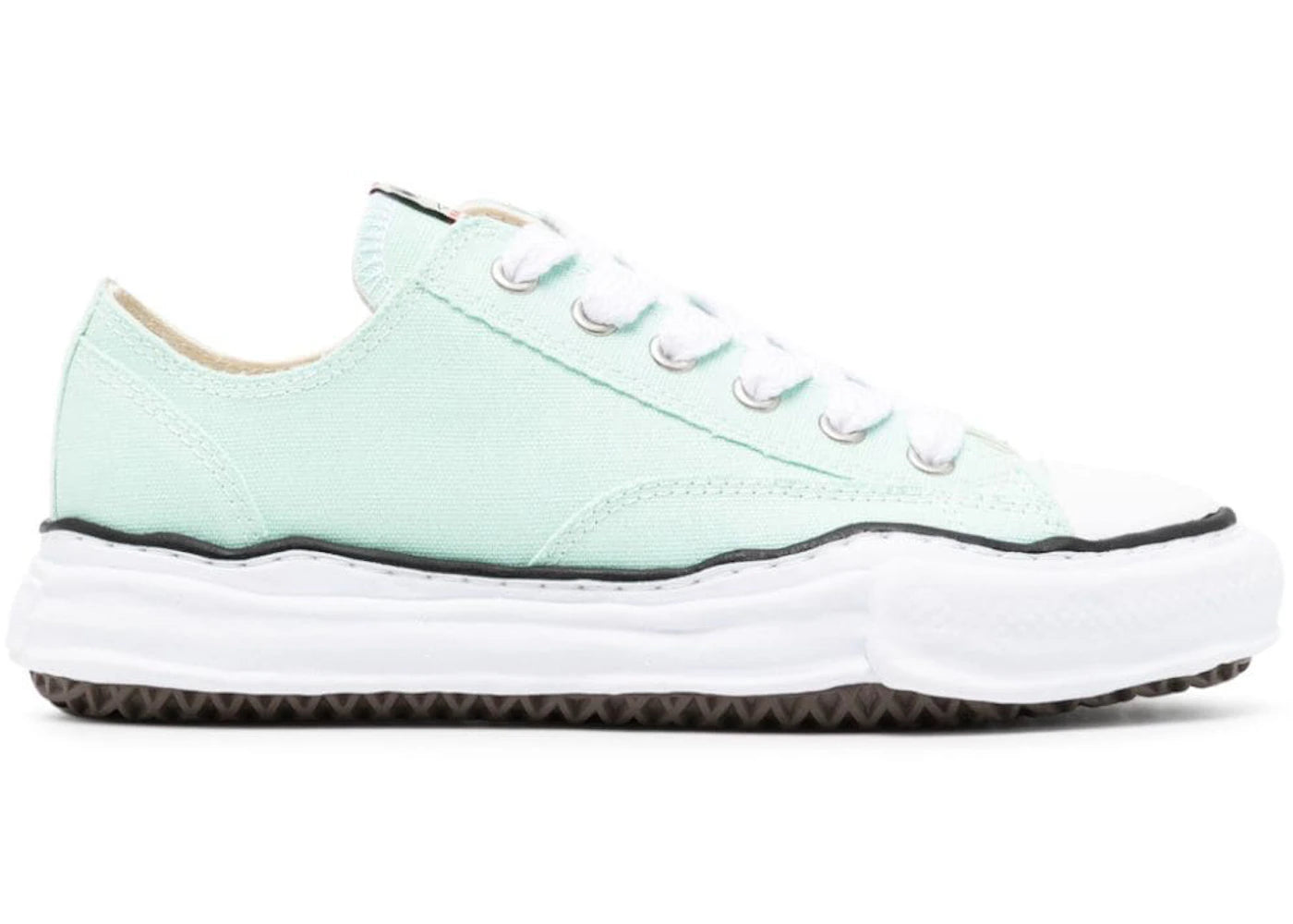 maison mihara yasuhiro peterson og sole mint green white