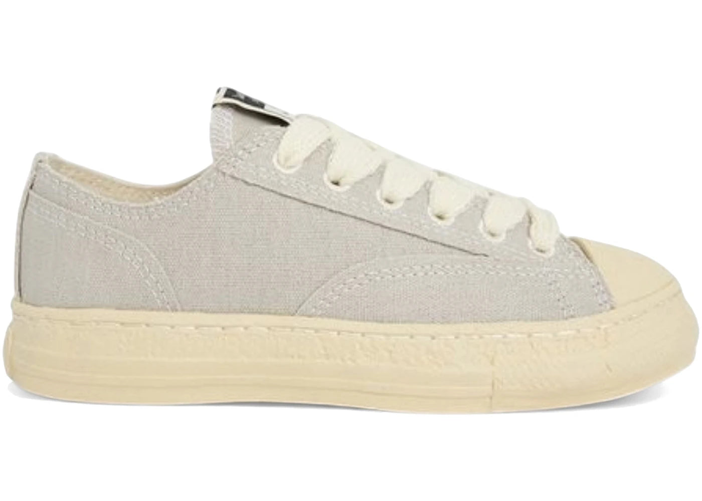 maison mihara yasuhiro roy past sole canvas low grey