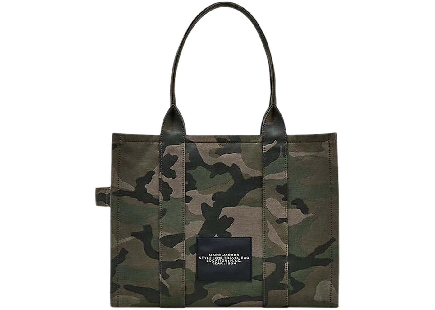 Marc Jacobs The Camo Jacquard Large Tote Bag Green
