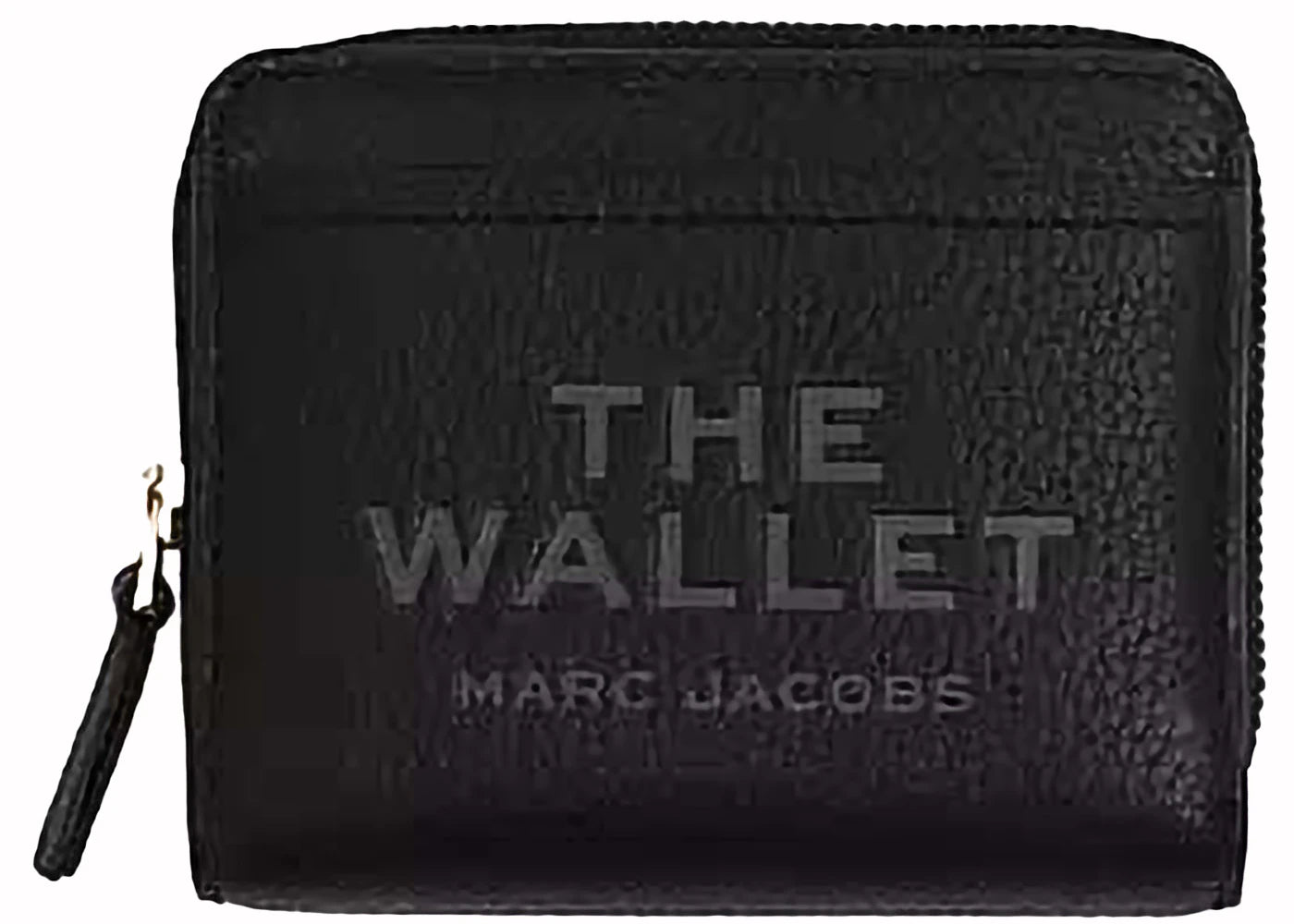 marc jacobs the leather mini compact wallet black