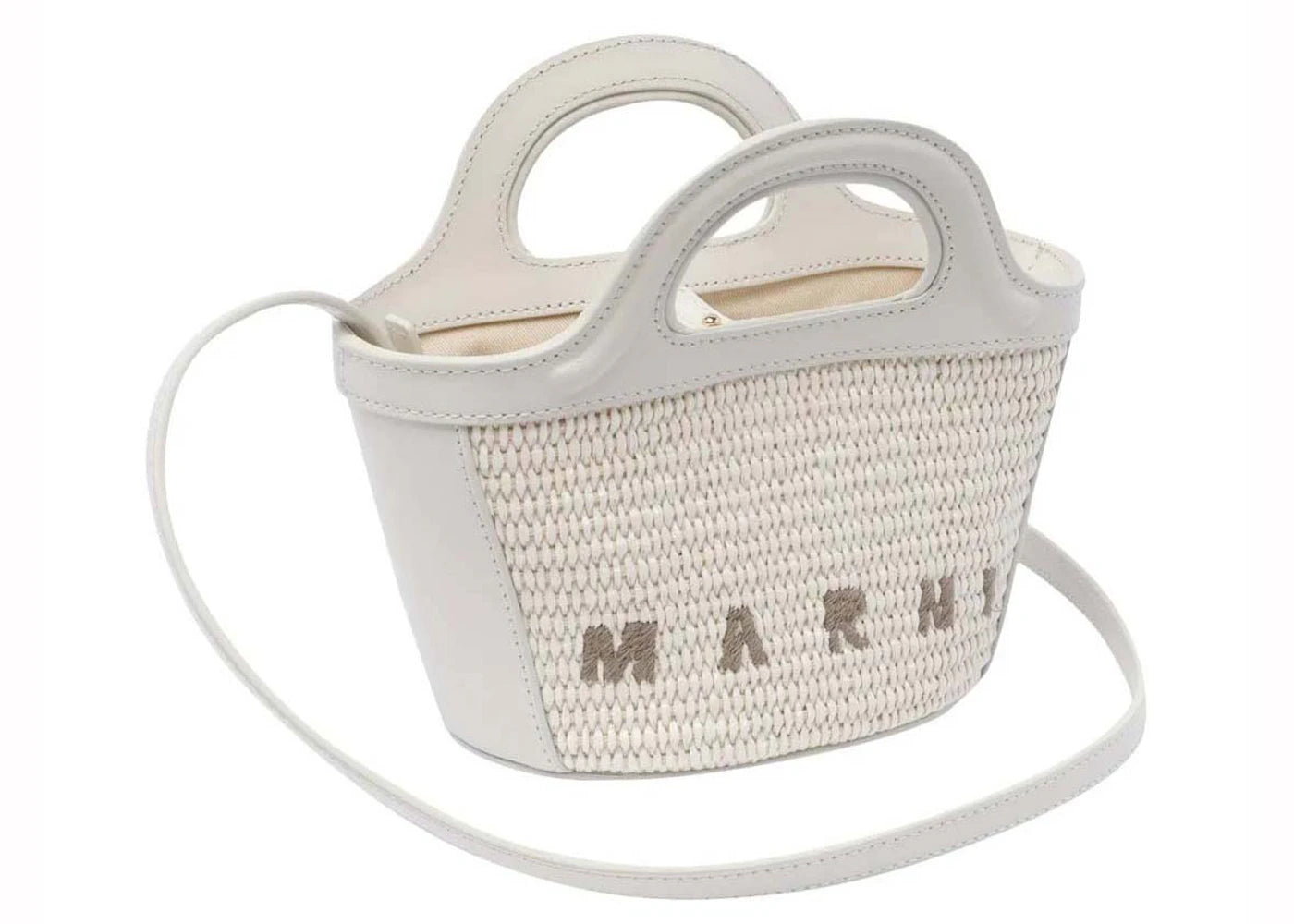 Marni Tropicalia Bag Mini Ecru