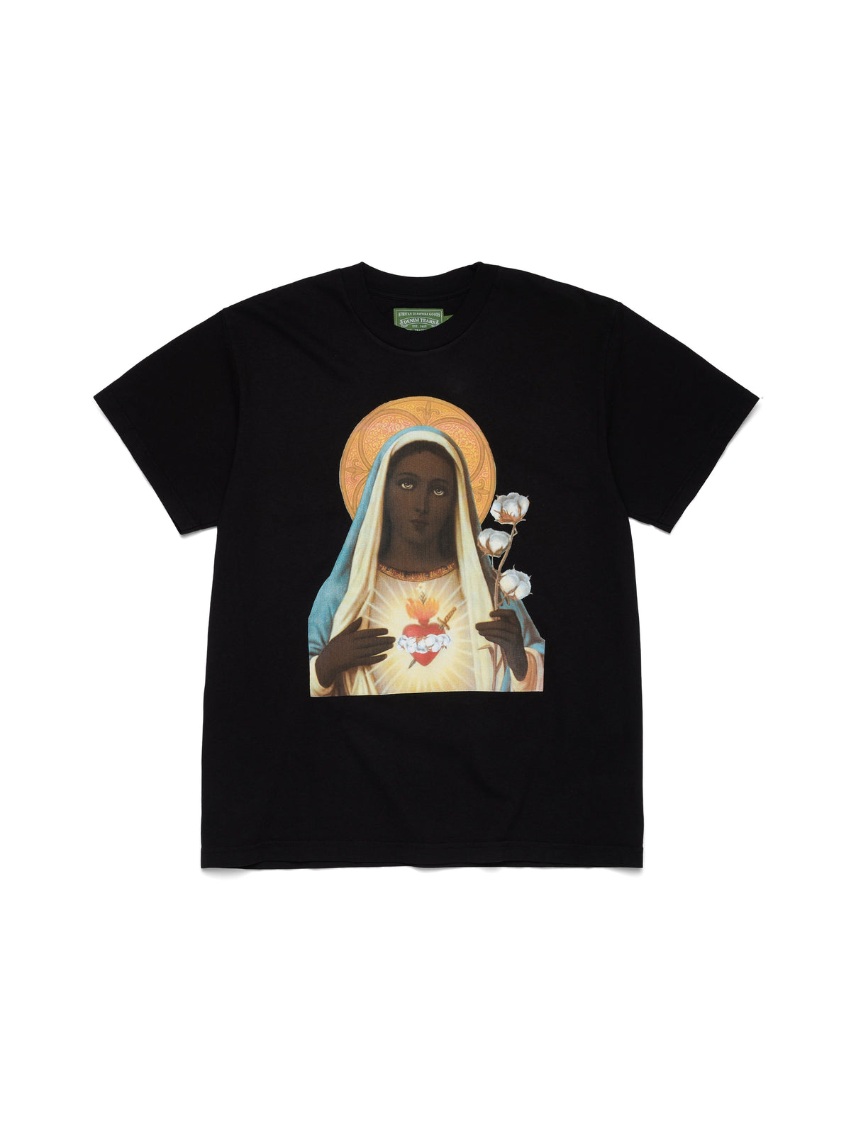 Denim Tears Mary Tee Black