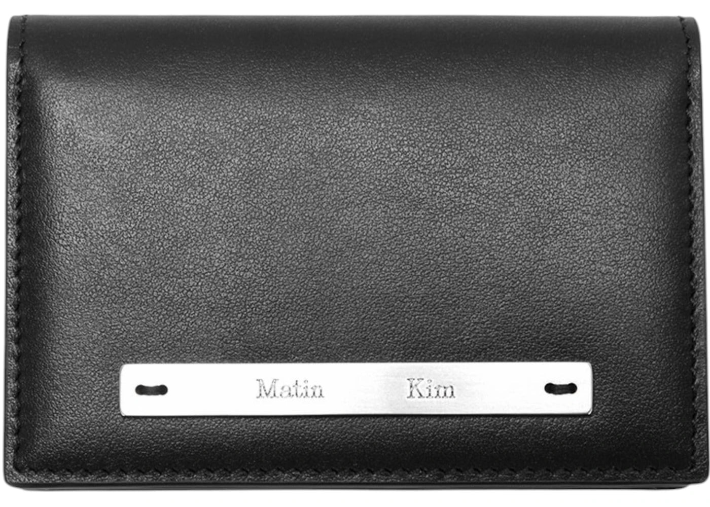 Matin Kim Slim Metal Business Wallet Black