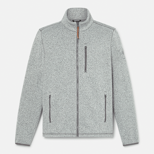 Timberland Melange Fleece Jacket Medium Grey Heather
