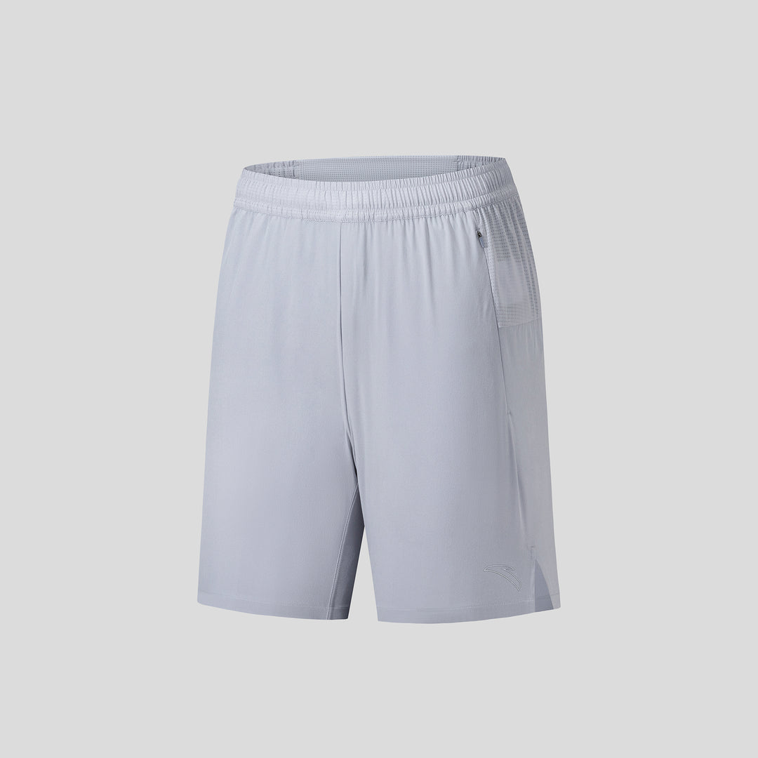 Men's ANTA Run Woven Shorts - White/Neon Green