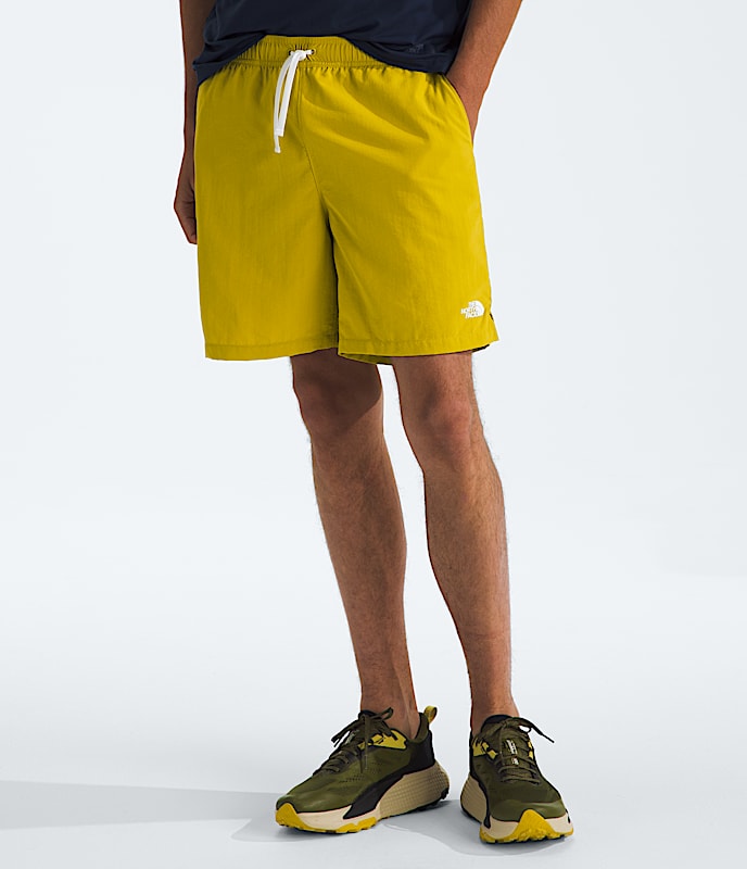 The North Face Men Action Shorts 2.0 Iron Bronze Sulphur Spring Green Sumac Digital Steel Dijon Yellow Latte
