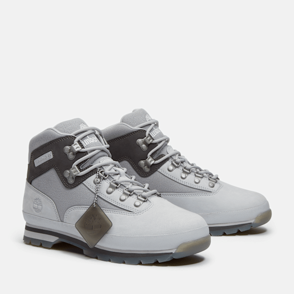 Timberland Alpine Glacier Euro Hiker Boot Glacier Grey Nubuck Men'S