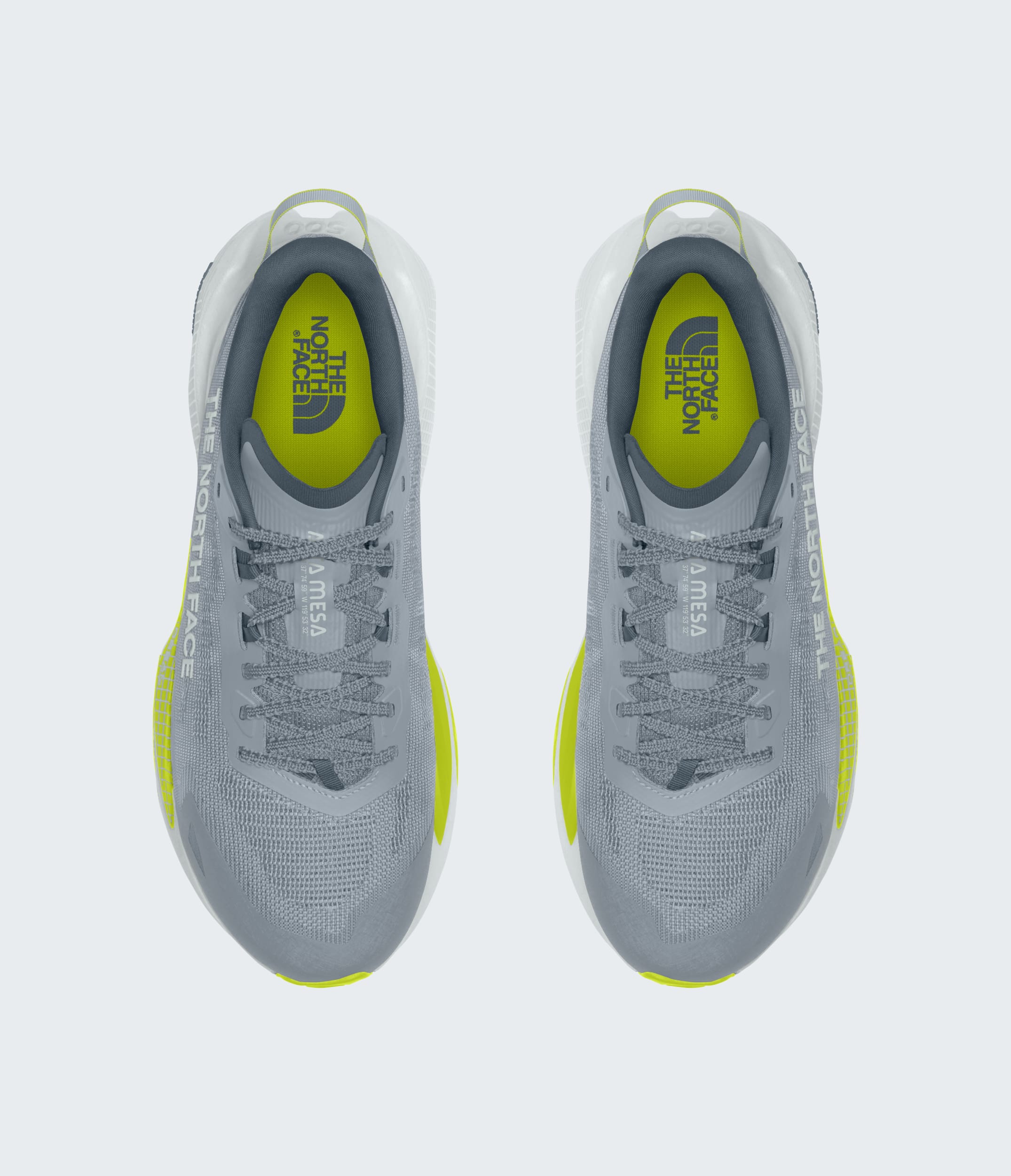The North Face Mens Altamesa 500 V2 Shoes Frost Grey-Fizz Lime Frost Grey-Fizz Lime