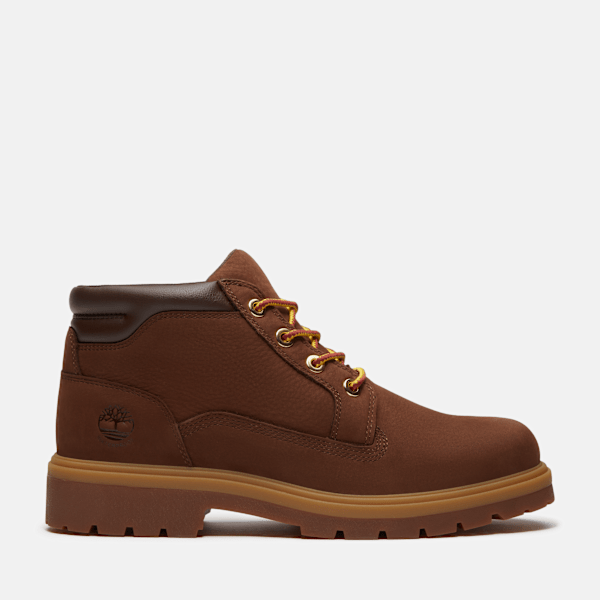 Timberland Auburn Falls Waterproof Chukka Boot Dark Brown Nubuck Men'S