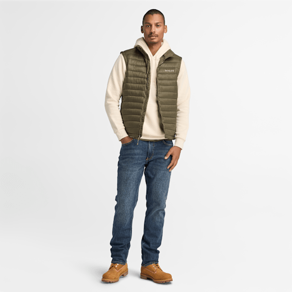 Timberland Axis Peak Durable Water-Repellent Vest Leaf Green Men'S