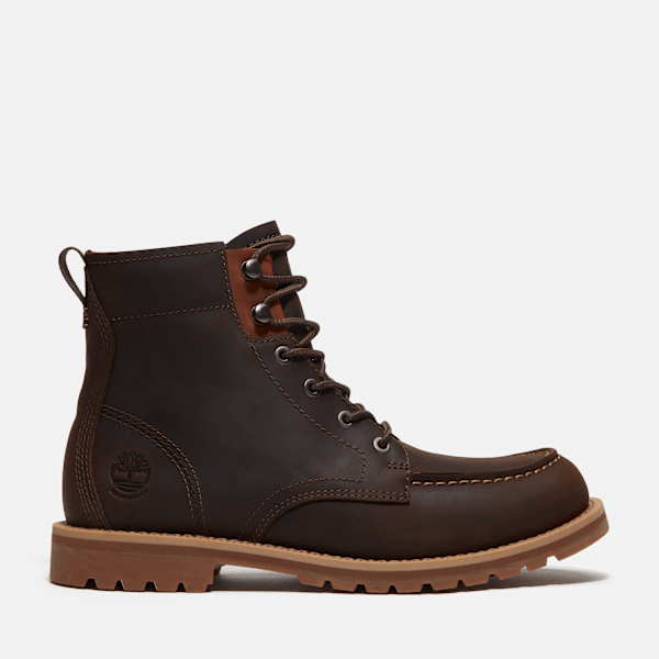 Timberland Britton Falls Mid Waterproof Boot Dark Brown Full-Grain Men'S