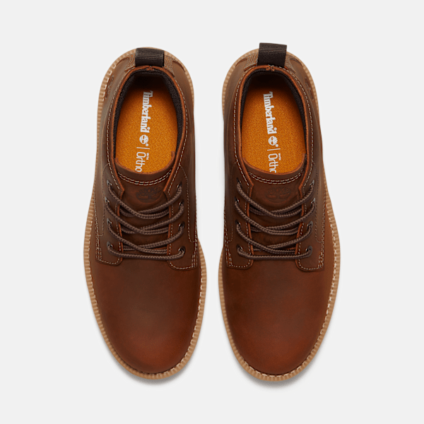 Timberland Britton Falls Waterproof Chukka Boot Medium Brown Full-Grain Men'S