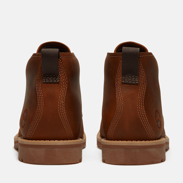 Timberland Britton Falls Waterproof Chukka Boot Medium Brown Full-Grain Men'S