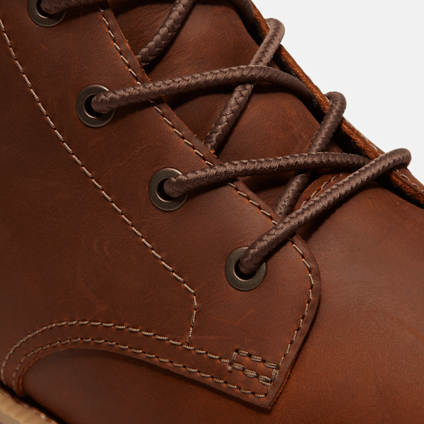 Timberland Britton Falls Waterproof Chukka Boot Medium Brown Full-Grain Men'S