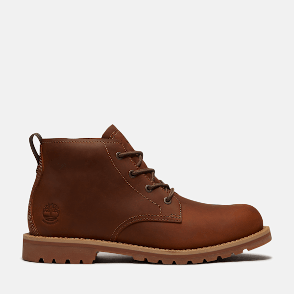 Timberland Britton Falls Waterproof Chukka Boot Medium Brown Full-Grain Men'S