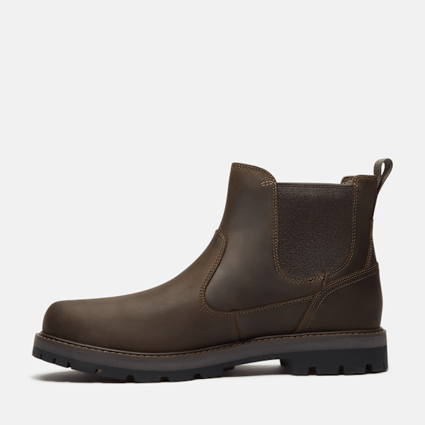 Timberland Britton Road Chelsea Boot Olive Full-Grain Men'S