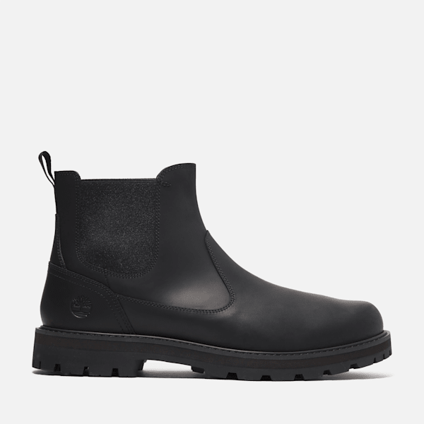 Timberland Britton Road Chelsea Boot Black Full-Grain Men'S