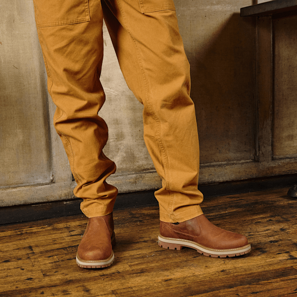 Timberland Britton Road Chelsea Boot Rust Full-Grain Men'S