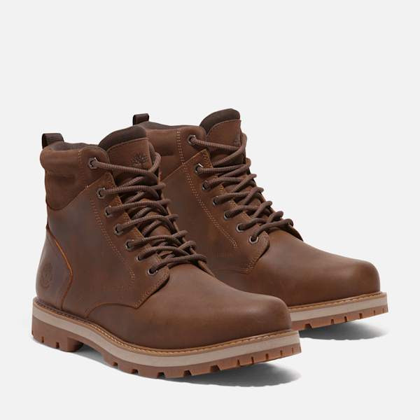 Timberland Britton Road Waterproof Boot Rust Full-Grain Men'S