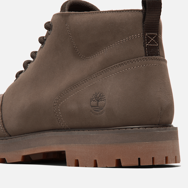 Timberland Britton Road Waterproof Chukka Boot Brown Nubuck Men'S
