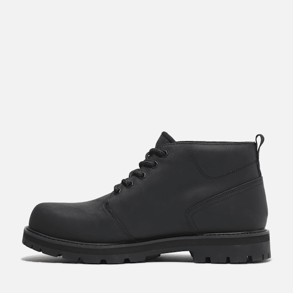 Timberland Britton Road Waterproof Chukka Boot Black Full-Grain Men'S