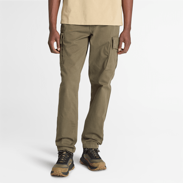 Timberland Brookline Twill Cargo Pant Leaf Green Men'S