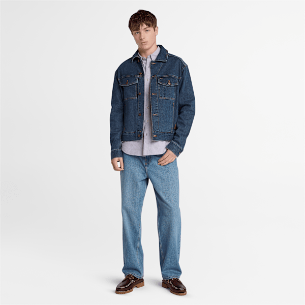 Timberland Denim Jacket Mid Indigo Men'S