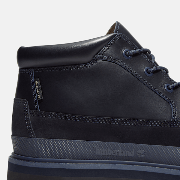 Timberland Downpour Gore-Tex Chukka Boot Dark Blue Suede Men'S