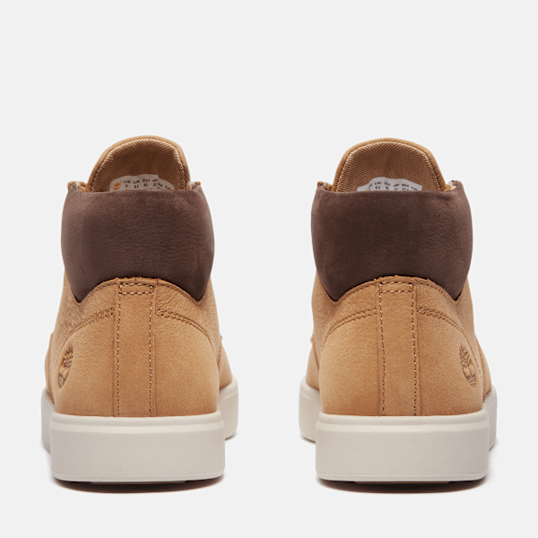 Timberland Emerson Street Mid Sneaker Medium Beige Nubuck Men'S