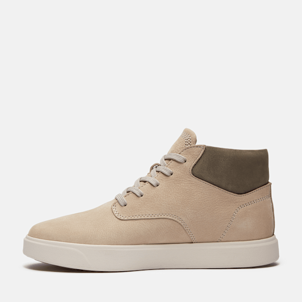 Timberland Emerson Street Mid Sneaker Light Taupe Nubuck Men'S