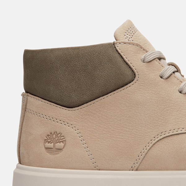 Timberland Emerson Street Mid Sneaker Light Taupe Nubuck Men'S