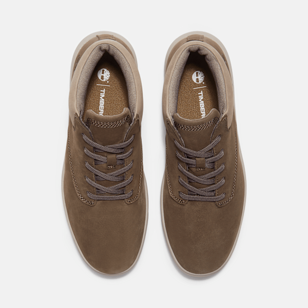 Timberland Emerson Street Mid Sneaker Dark Brown Nubuck Men'S