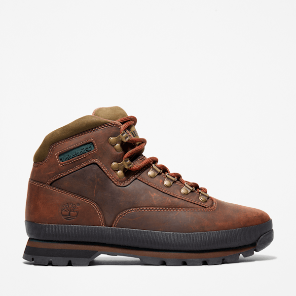 Timberland Mens Euro Hiker Leather Boot Brown