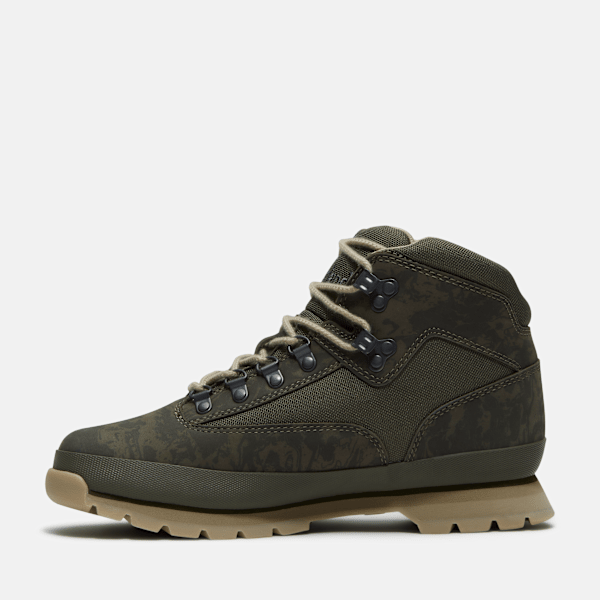 Timberland Euro Hiker Dark Green Nubuck/Camo Men'S