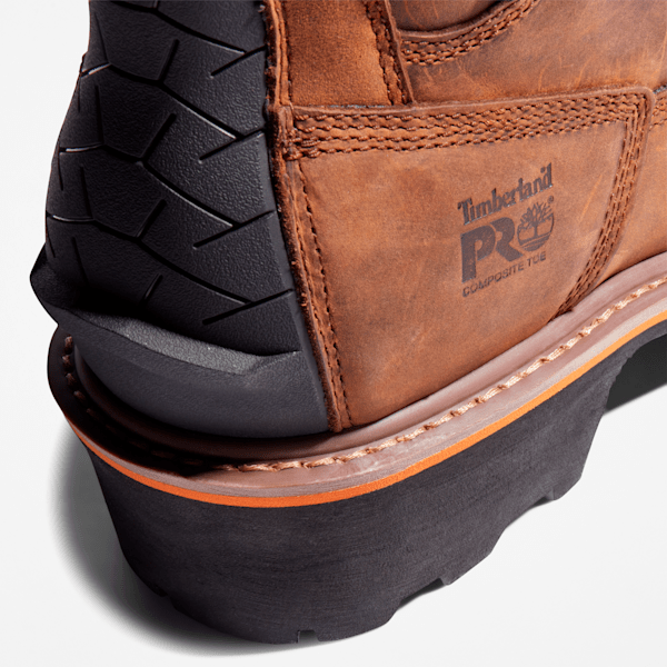 Timberland Evergreen Logger Composite Toe Waterproof Work Boot Brown Men'S