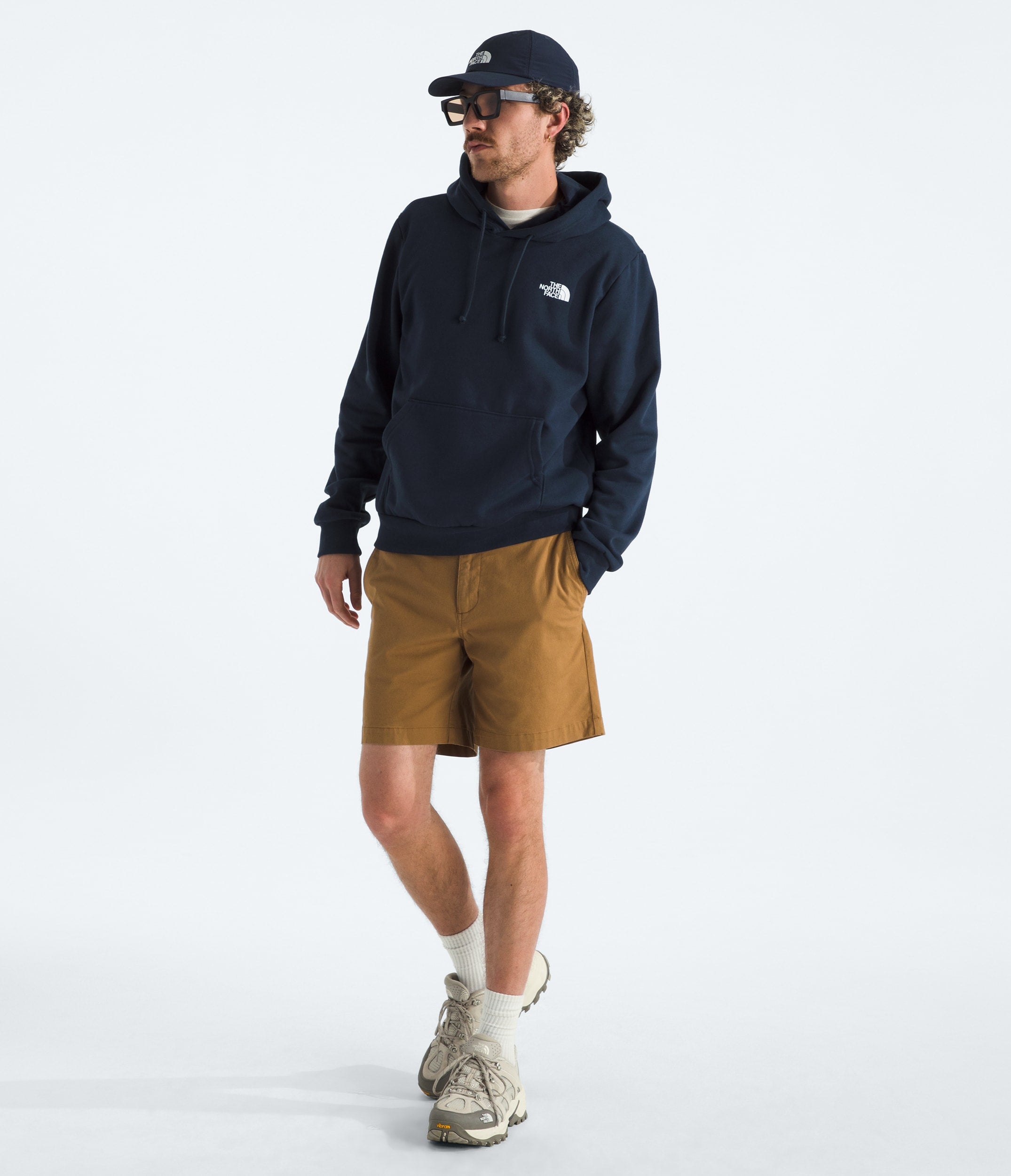 The North Face Men’s Evolution Box NSE Regular Hoodie Summit Navy