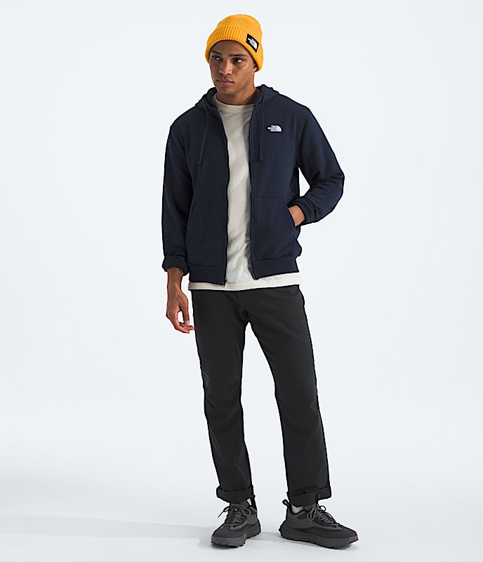The North Face Men Evolution Simple Dome Full-Zip Hoodie Woodland Green TNF Black Sumac Summit Navy TNF Mid Grey Heather White Dune Slate Moss