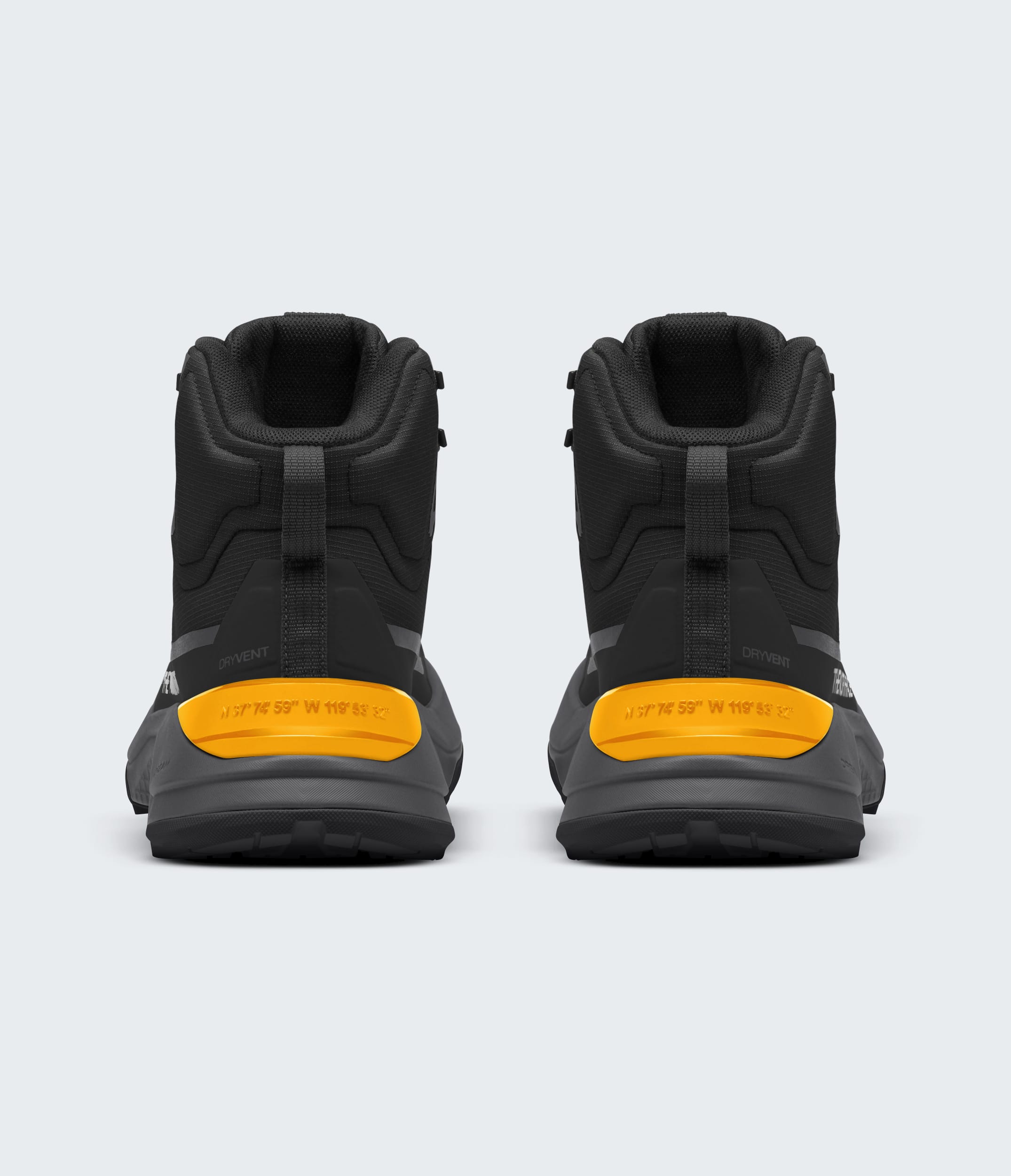 The North Face Mens Fastpack Mid Waterproof Boots Tnf Black Tnf Black