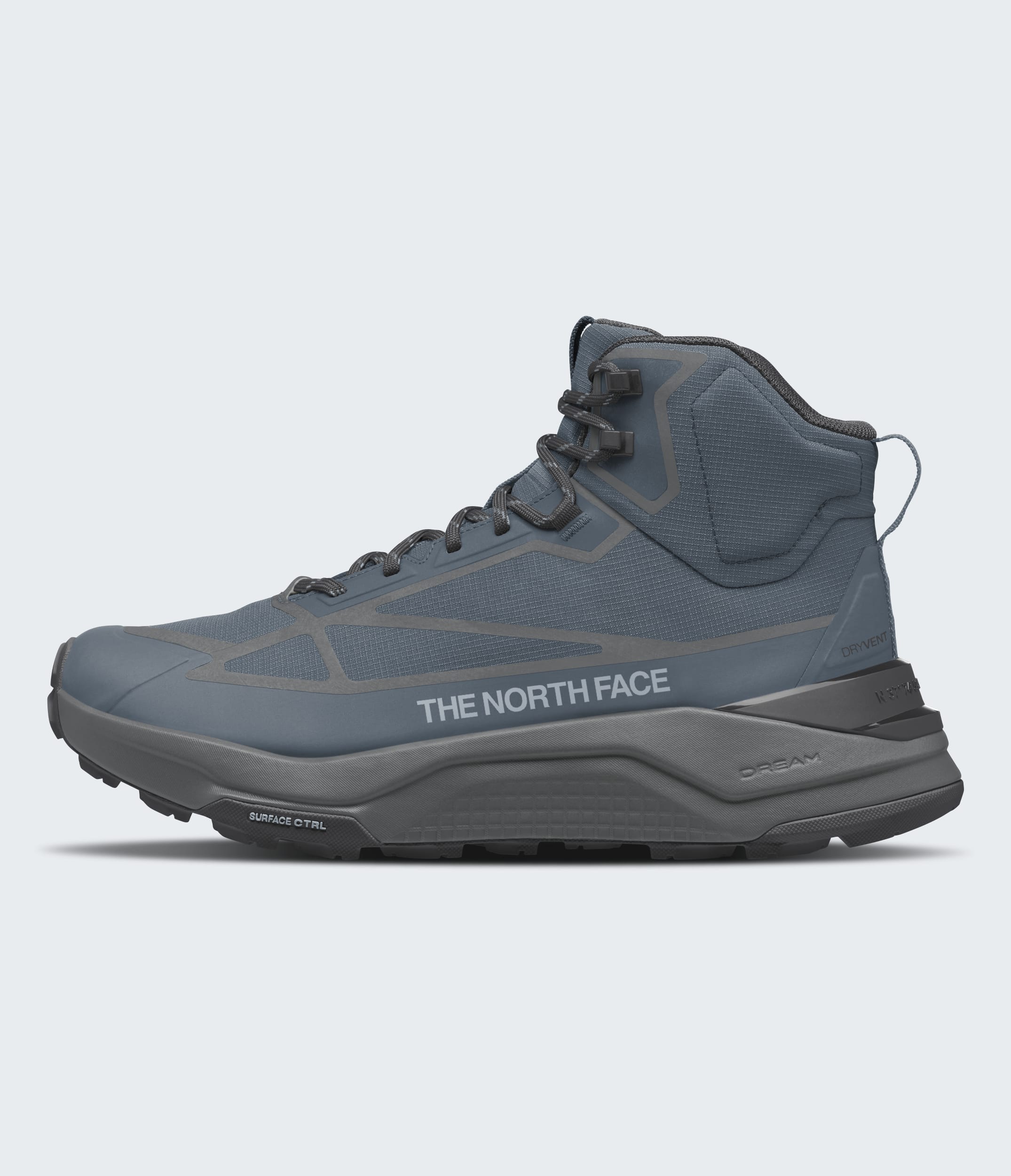 The North Face Mens Fastpack Mid Waterproof Boots Granite Grey Granite Grey