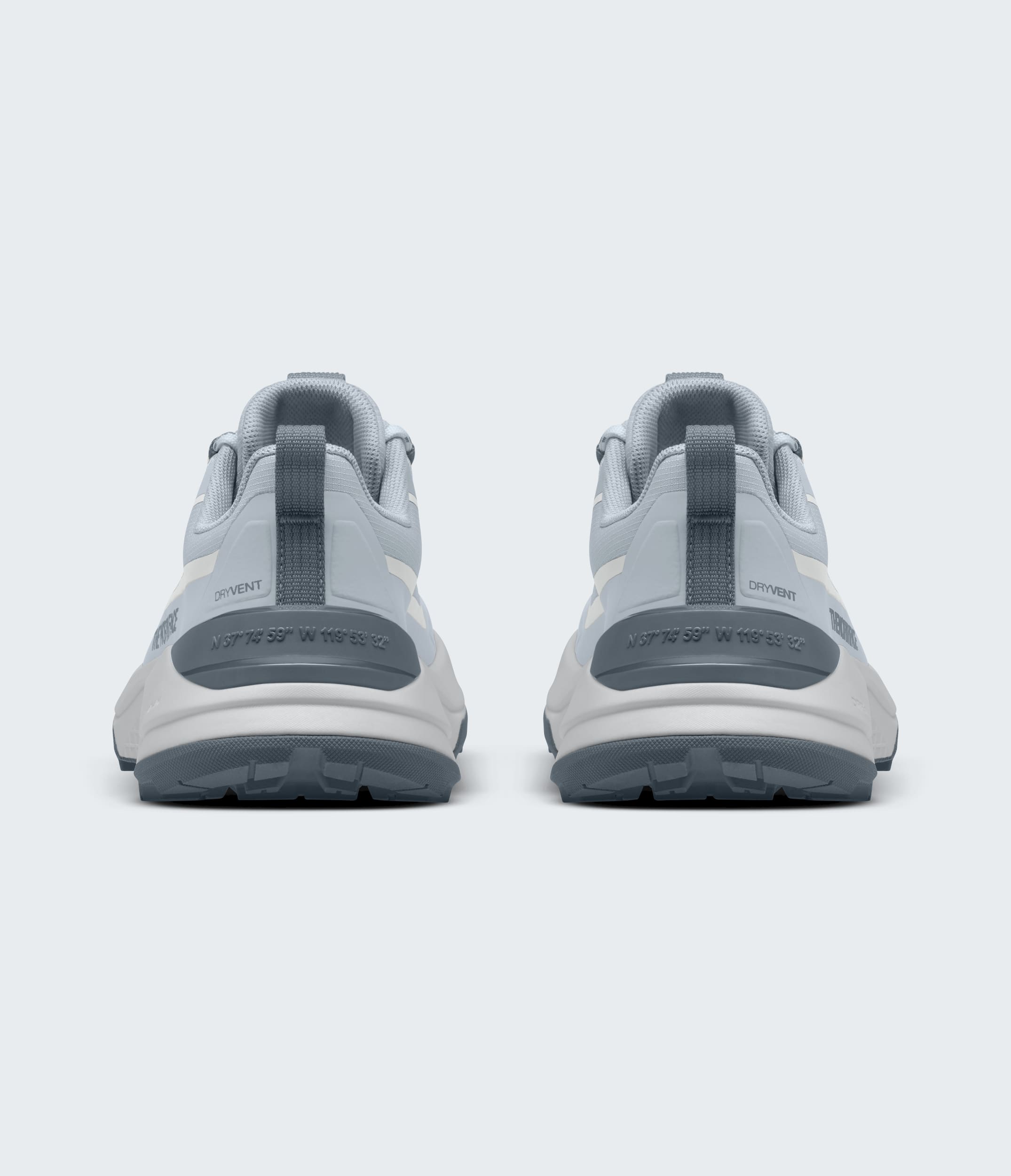 The North Face Mens Fastpack Waterproof Shoes Frost Grey-Glacier Gray Frost Grey-Glacier Gray