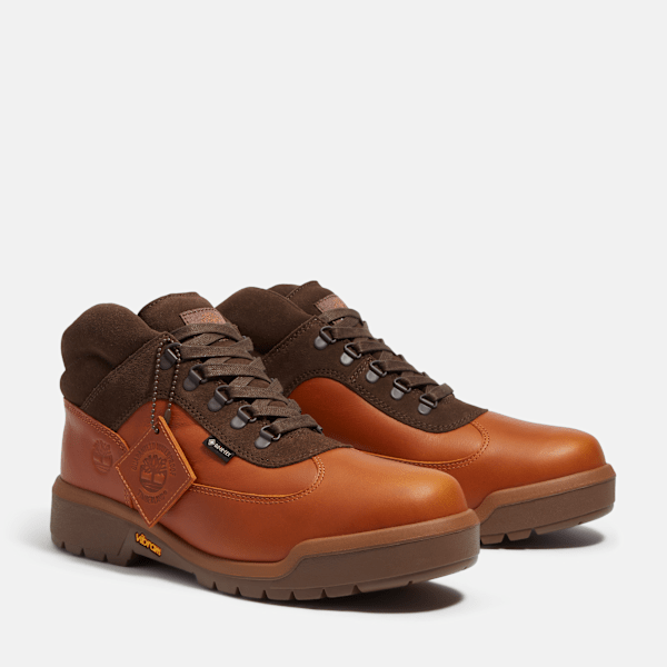 Timberland Field Boot With Gore-Tex Membrane Brown Full-Grain Men'S