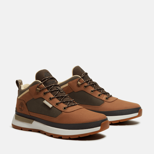 Timberland Field Trekker Sneaker Brown Nubuck/Dark Brown Men'S